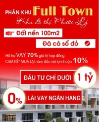 Mở bán dự án Full Town 15 lô đất nền gần bến xe Đà Nẵng cam kết mua lại lợi nhuận 10% sau 1 năm