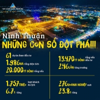 ĐẤT NỀN SỔ ĐỎ BIỂN NINH THUẬN - Giá chỉ 868 triệu/nền LH0965927300