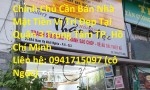 Chính Chủ Cần Bán Nhà Mặt Tiền Vị Trí Đẹp Tại Quận 3 Trung Tâm TP. Hồ Chí Minh