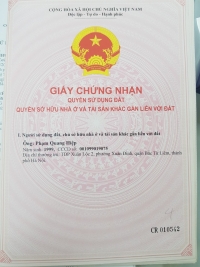 TÔI CHÍNH CHỦ PHẠM QUANG HIỆP CẦN BÁN GẤP NHÀ HỒ TÙNG MẬU CẦU DIỄN 38M2 x 5TẦNG LH 0389181774