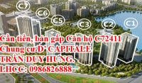 Cần tiền, bán gấp Căn hộ C72411, Chung cư D’ CAPITALE TRẦN DUY HƯNG.