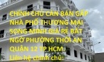 CHÍNH CHỦ CÀN BÁN GẤP NHÀ PHỐ THƯƠNG MẠI SONG MINH GIÁ RẺ BẤT NGỜ PHƯỜNG THỚI AN QUẬN 12 TP HCM